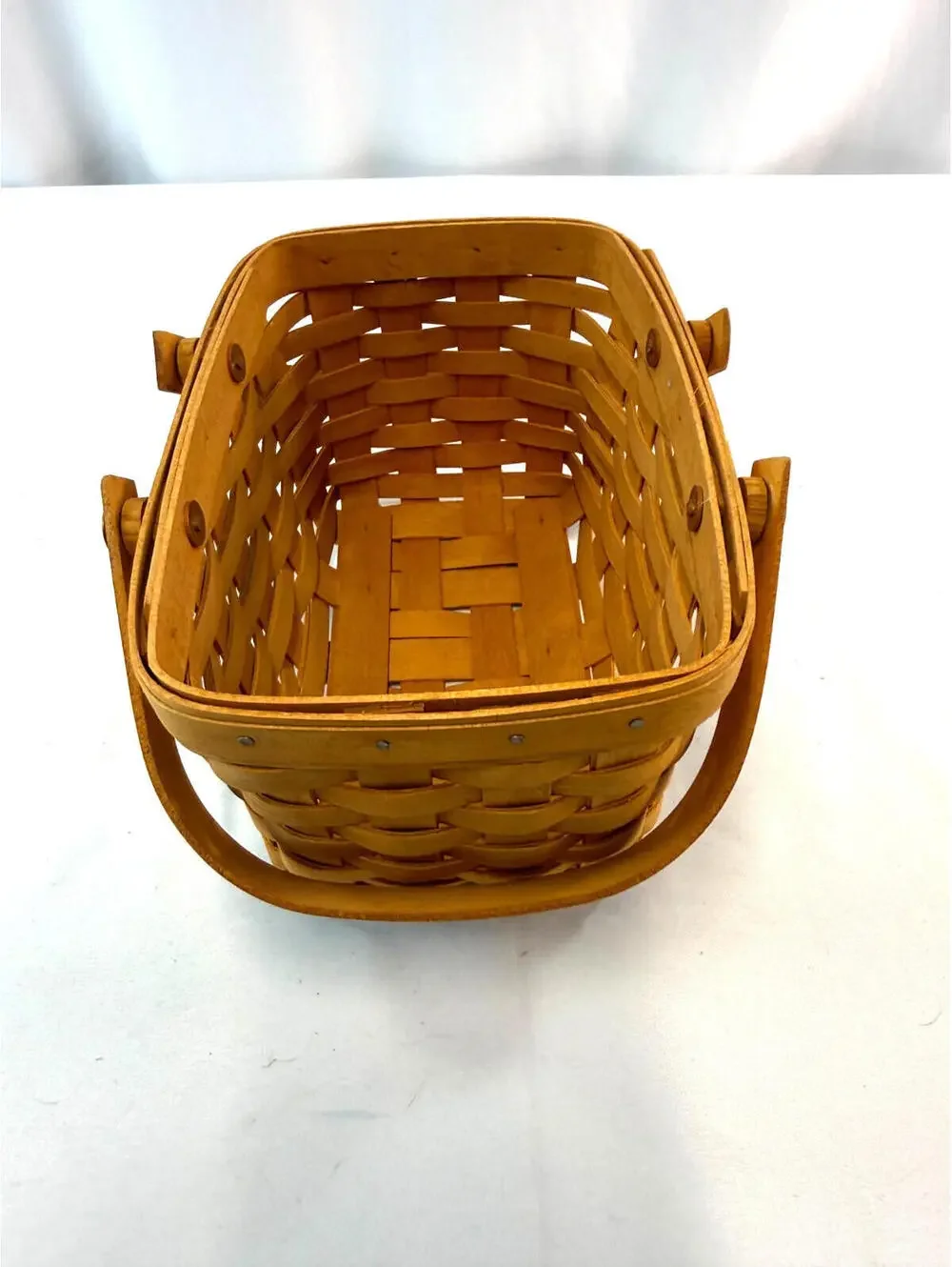 2002 Longaberger Little Market Basket 7.75